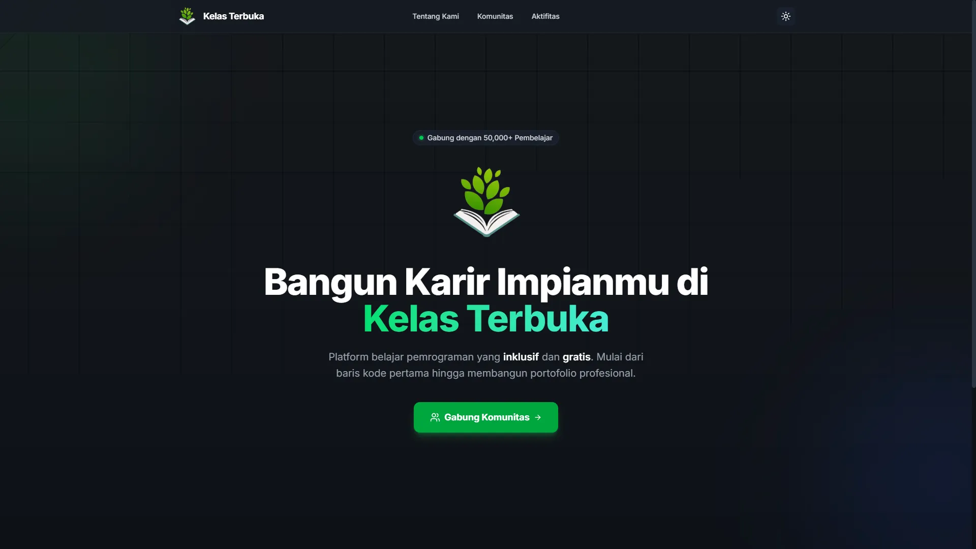 Kelas Terbuka Webpage